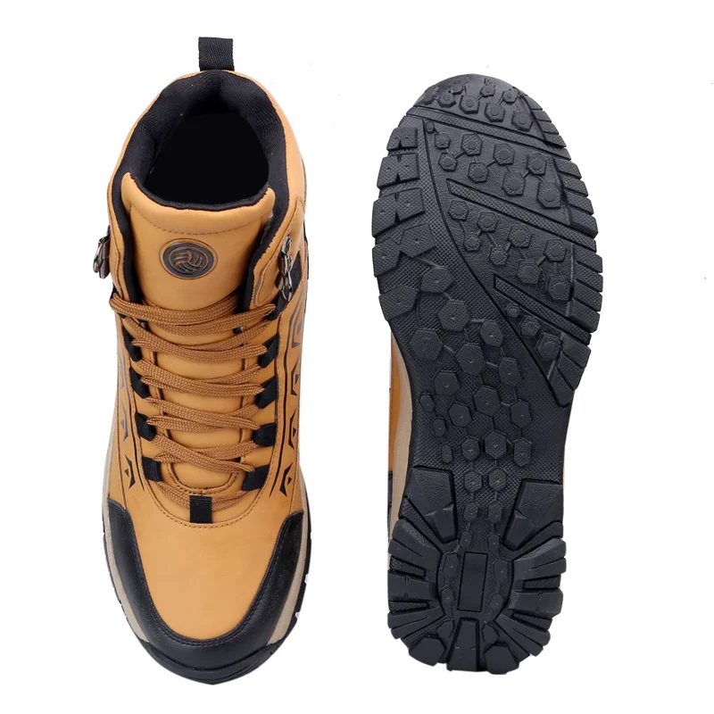 Bacca Bucci Brown Deodar Mountaineering and Hiking Boots for Men | Best Price UAE